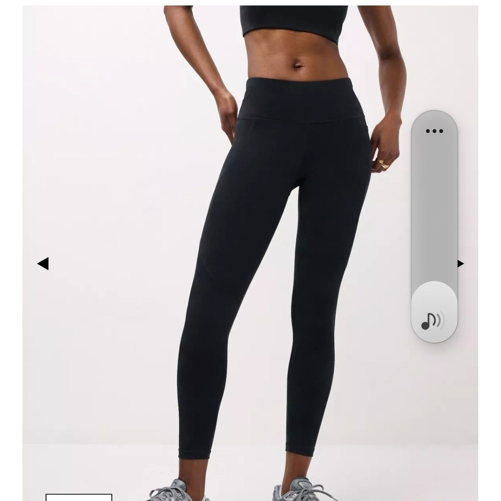 Sweaty Betty Power 7/8 Workout Leggings Black High Waist Size US 12 SB5400 78